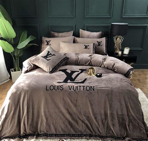 louis vuitton gucci comforter set|louis vuitton bedding and bath.